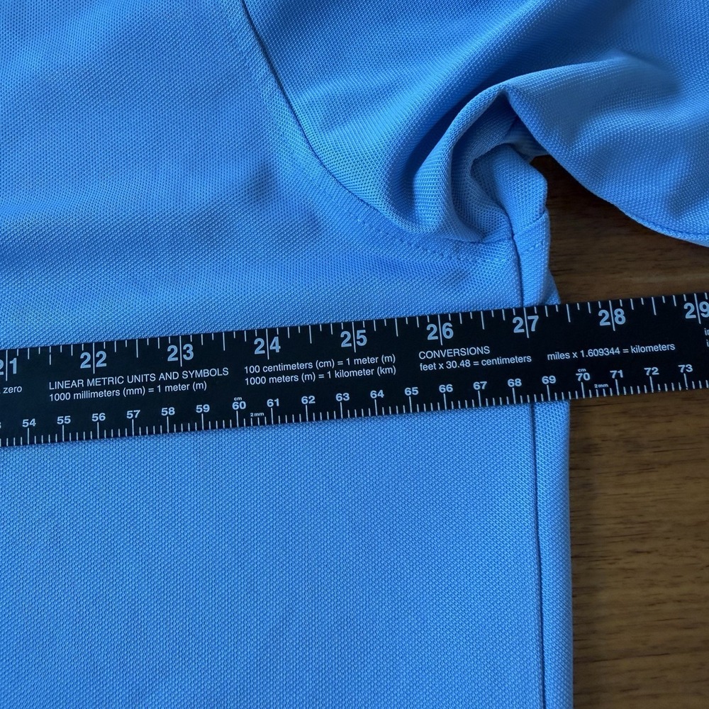FootJoy FJ Golf Polo Shirt Mens XXL Blue Castle Bay Country Club Performance - Picture 7 of 8